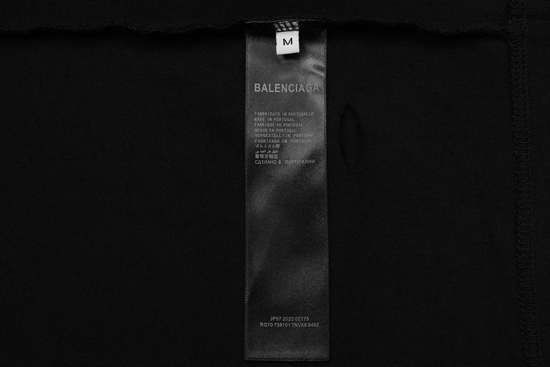 Balenciaga 2026New Arrival logo Same Style t · 260 100％ · 32 · ：Black Size：XS S M L